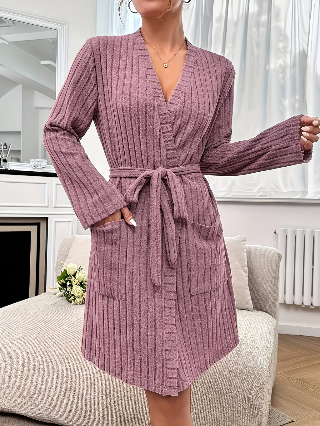 Maison Élégance Knit Lounge Robe