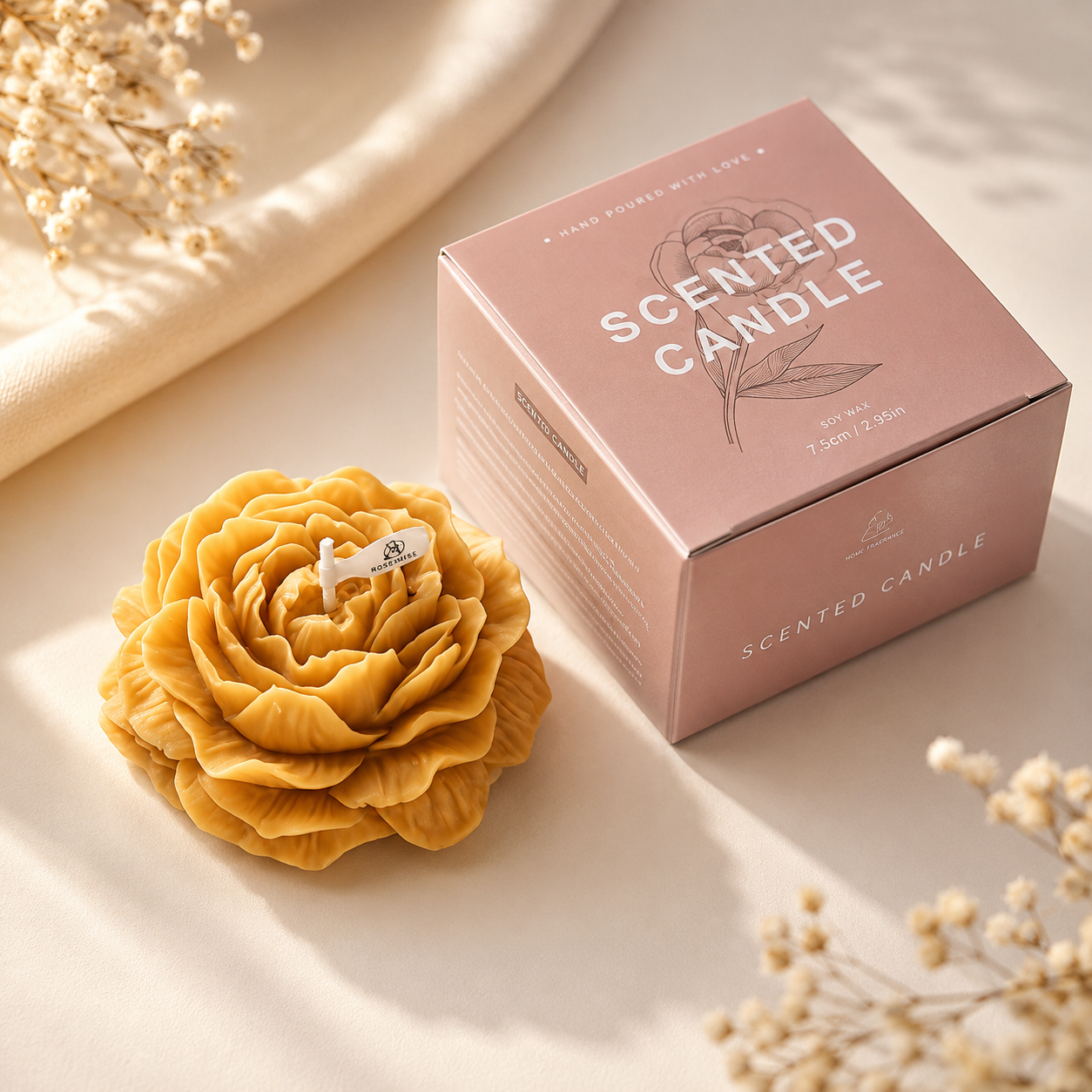 Blush Bloom Luxury Scented Candle