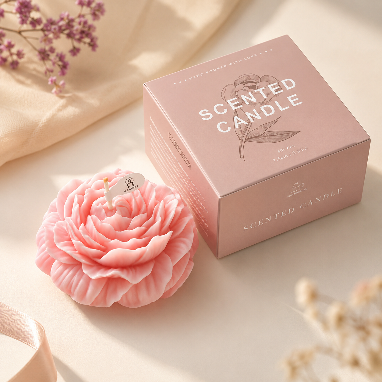 Blush Bloom Luxury Scented Candle