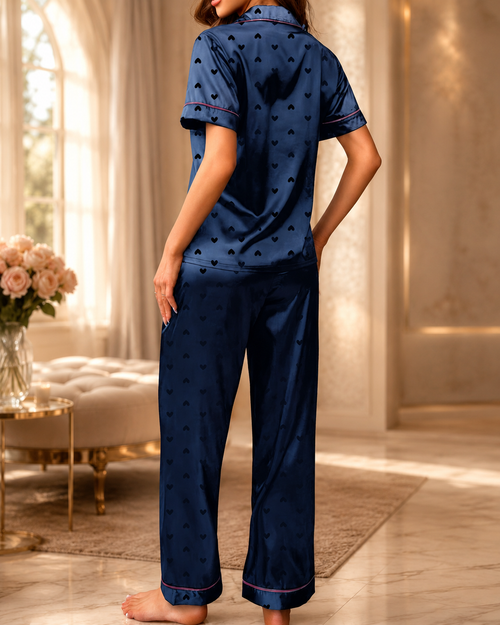 Celeste Satin Heart Set